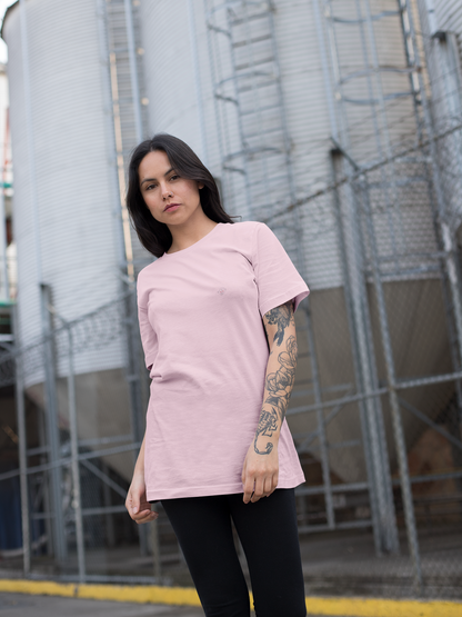 Baby Pink Bliss: Women’s Oversized T-Shirt