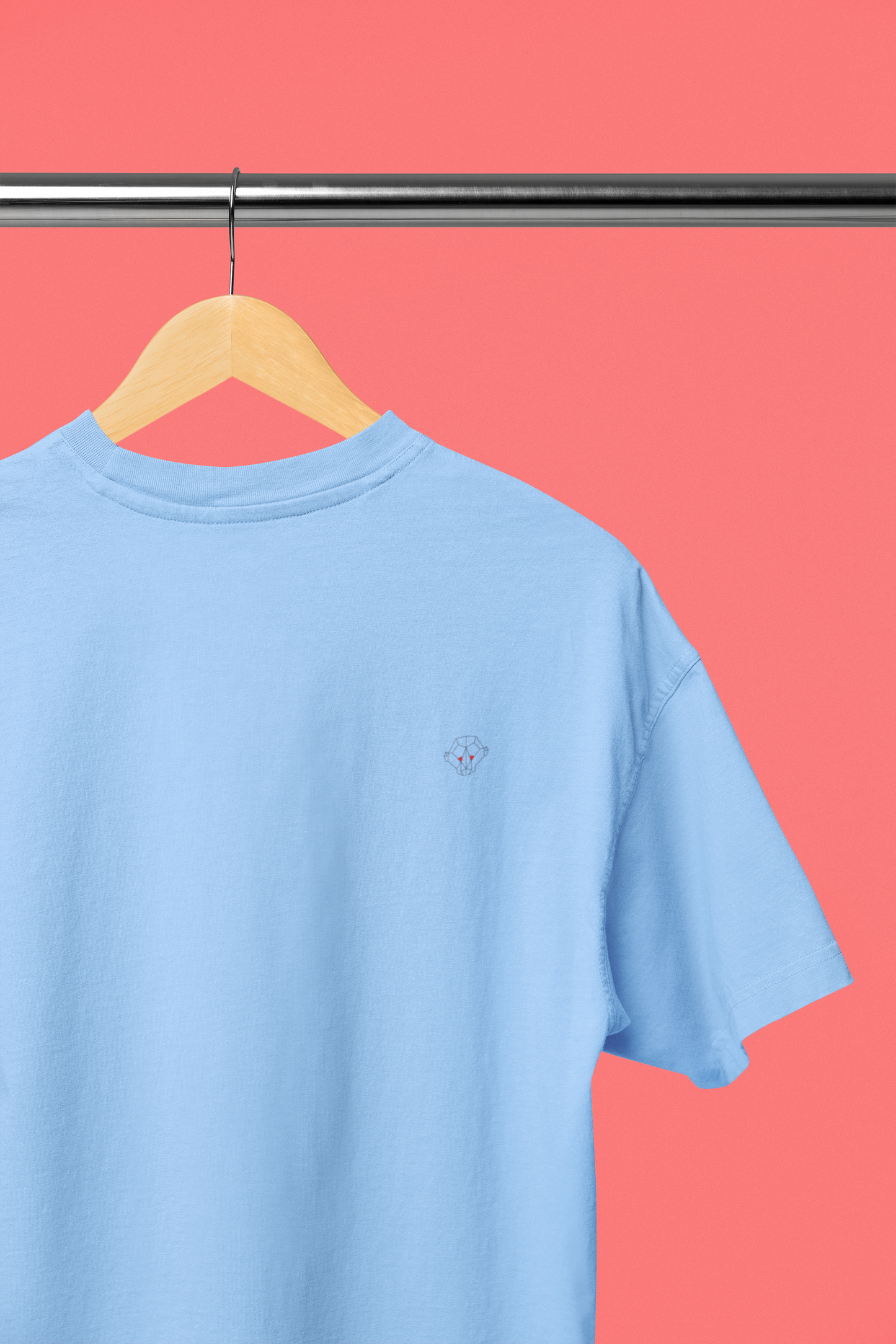 Baby Blue Serenity: Women’s Oversized T-Shirt