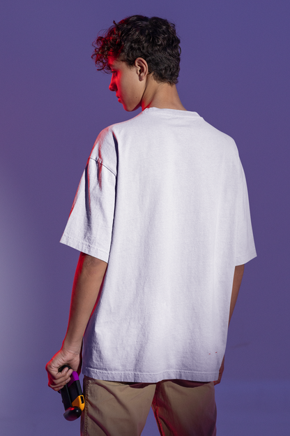 Heven White Cloud: Oversized T-Shirt