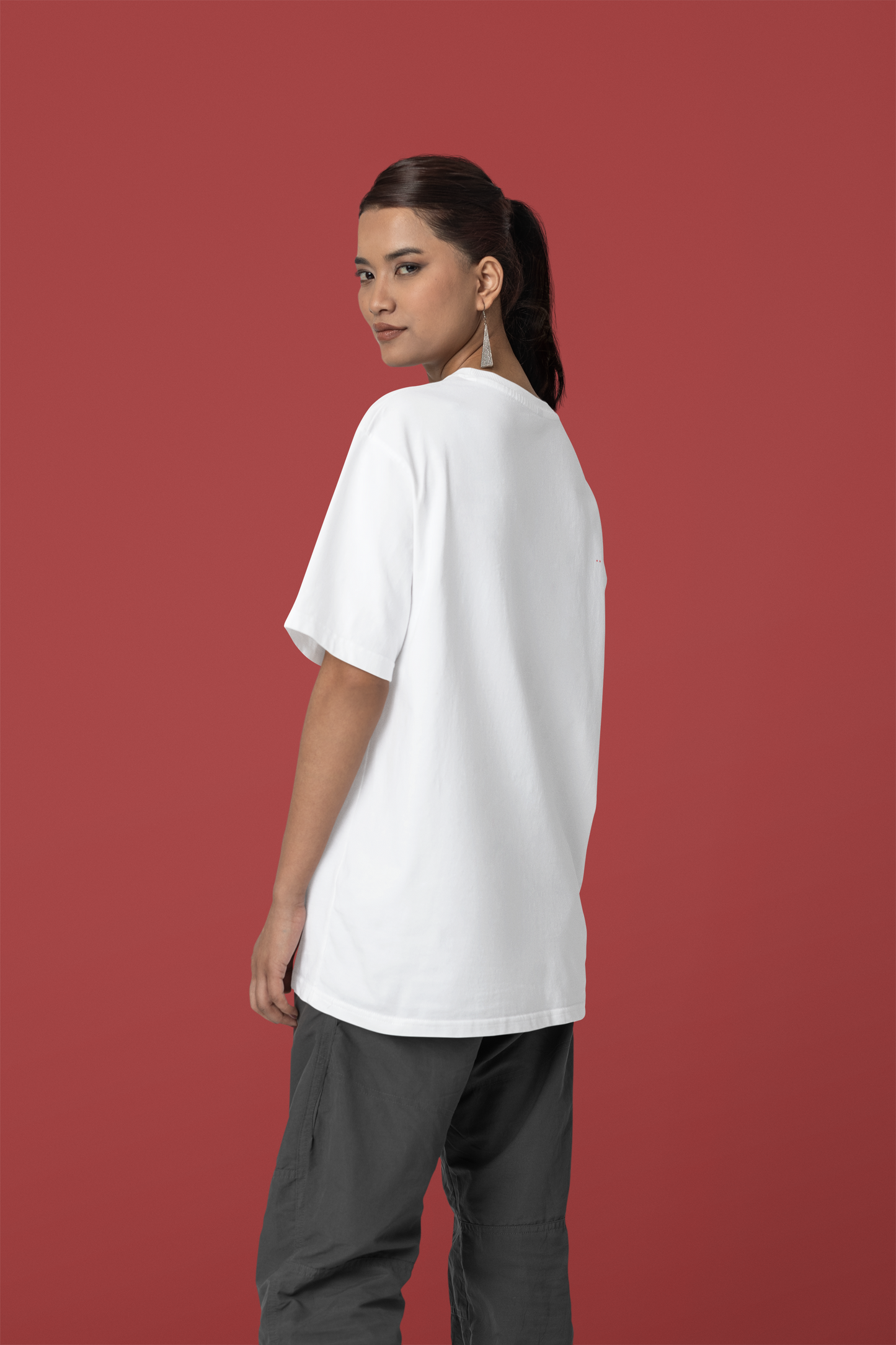 Heven White Cloud: Oversized T-Shirt