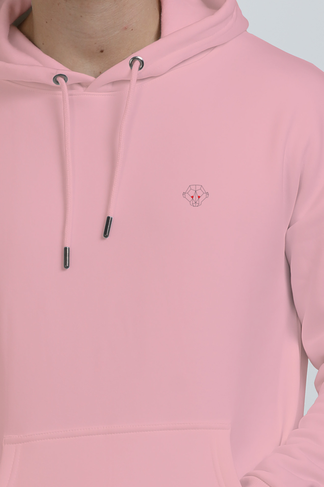 Baby Pink Oversized Hooded Sweatshirt