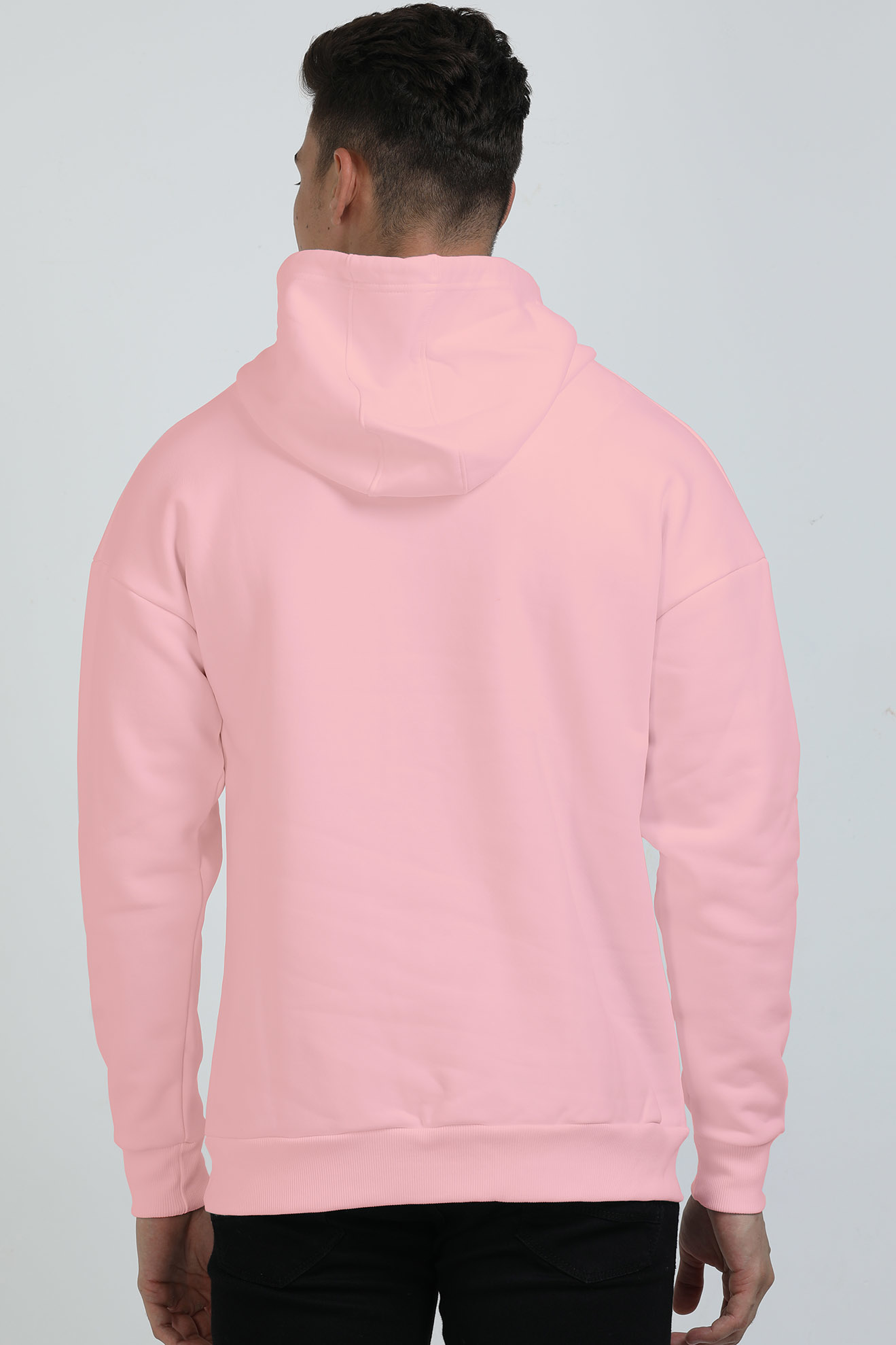 Baby Pink Oversized Hooded Sweatshirt