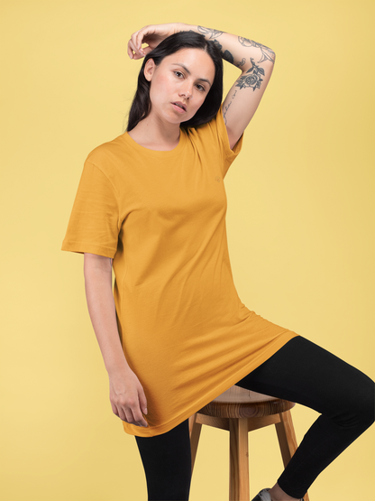 Sunshine Golden Yellow: Oversized T-Shirt