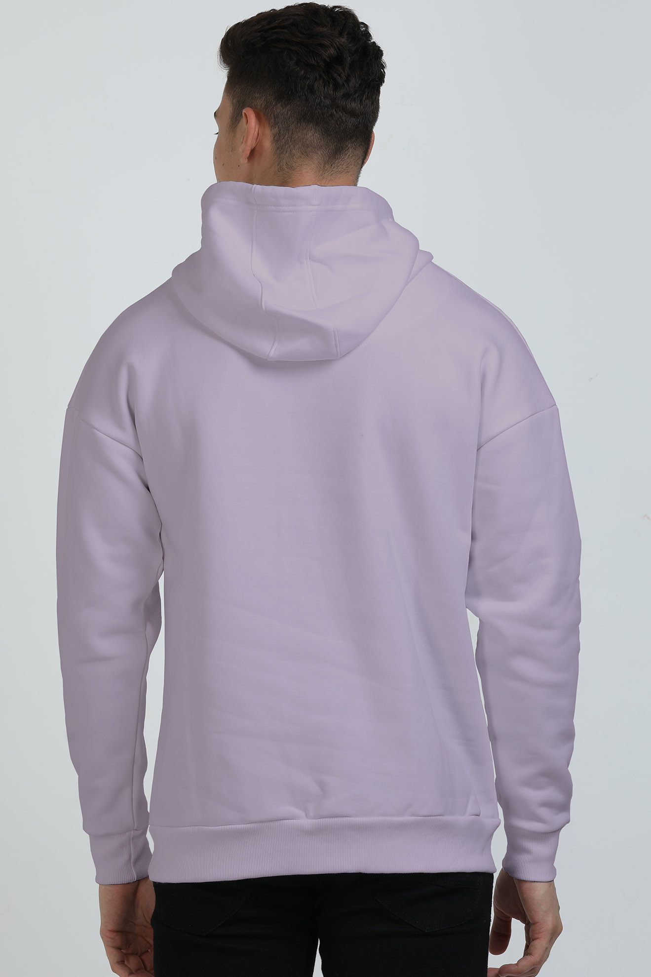 Lavender Oversized Hooded Sweatshirt