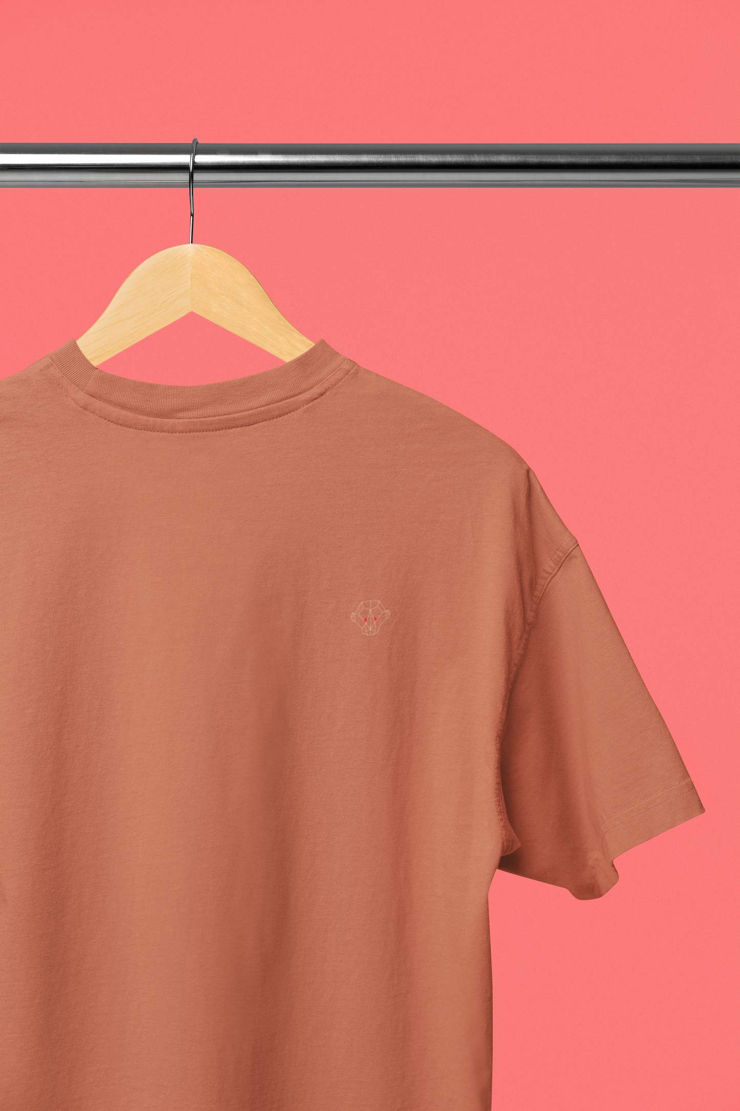 Coral Breeze: Women’s Oversized T-Shirt