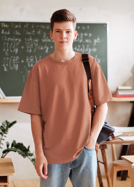 Coral Crush: Oversized T-Shirt