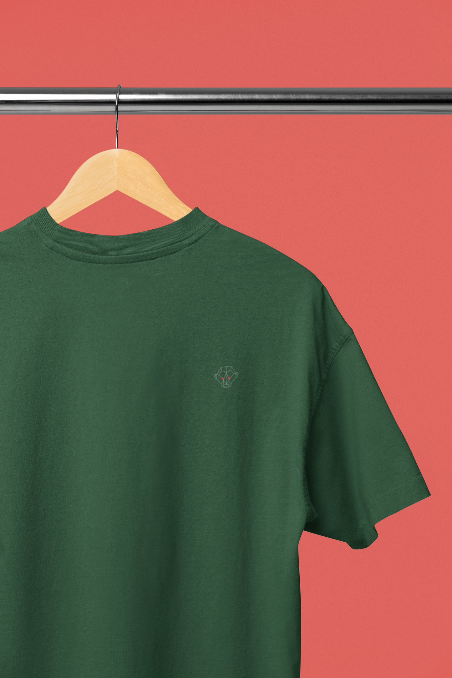 Bottle Green Haven: Women’s Oversized T-Shirt