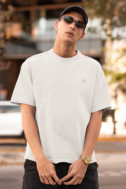 Heven White Cloud: Oversized T-Shirt