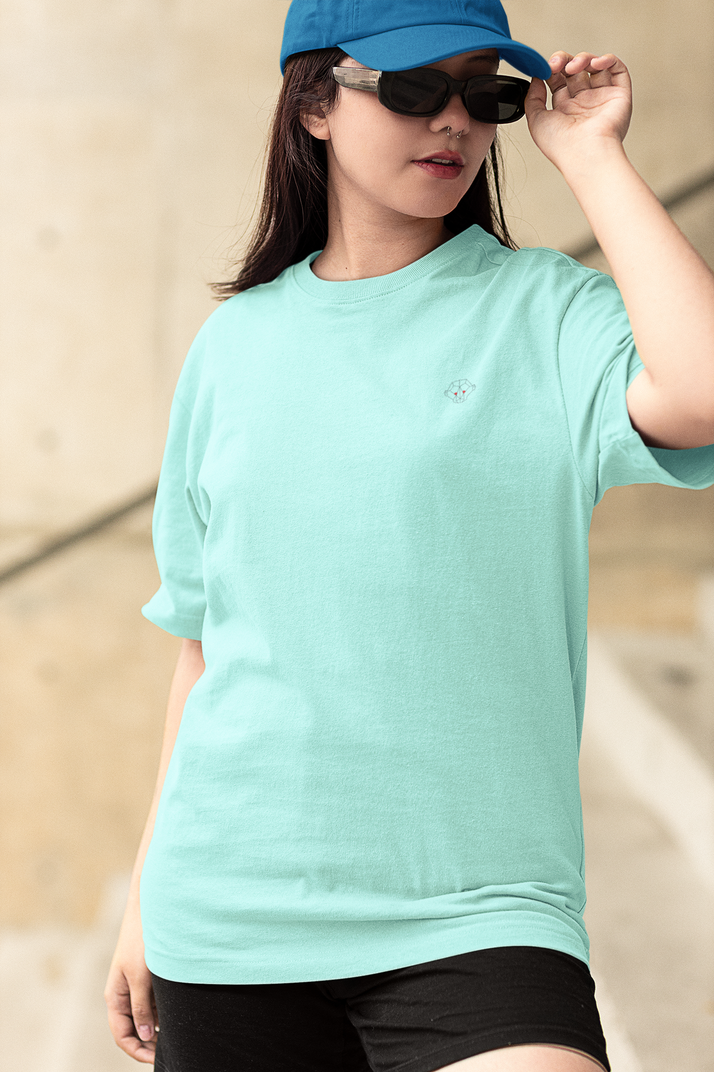 Mint Breeze: Oversized T-Shirt