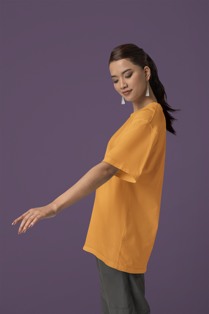 Sunshine Golden Yellow: Oversized T-Shirt