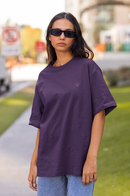 Purple Majesty: Women’s Oversized T-Shirt