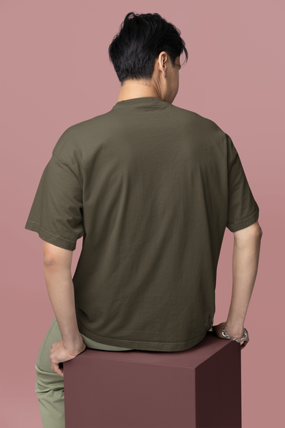 Sage Grove: Oversized Olive Green T-Shirt