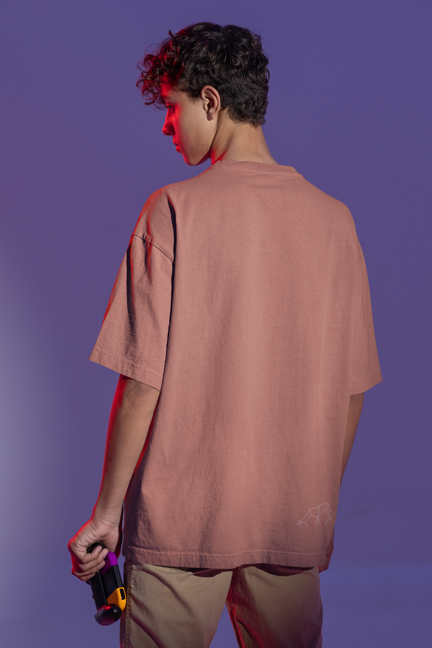 Coral Crush: Oversized T-Shirt