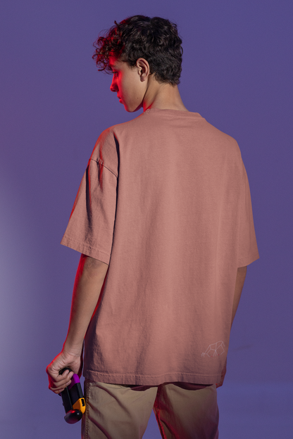 Coral Crush: Oversized T-Shirt