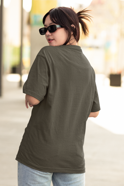 Sage Grove: Oversized Olive Green T-Shirt