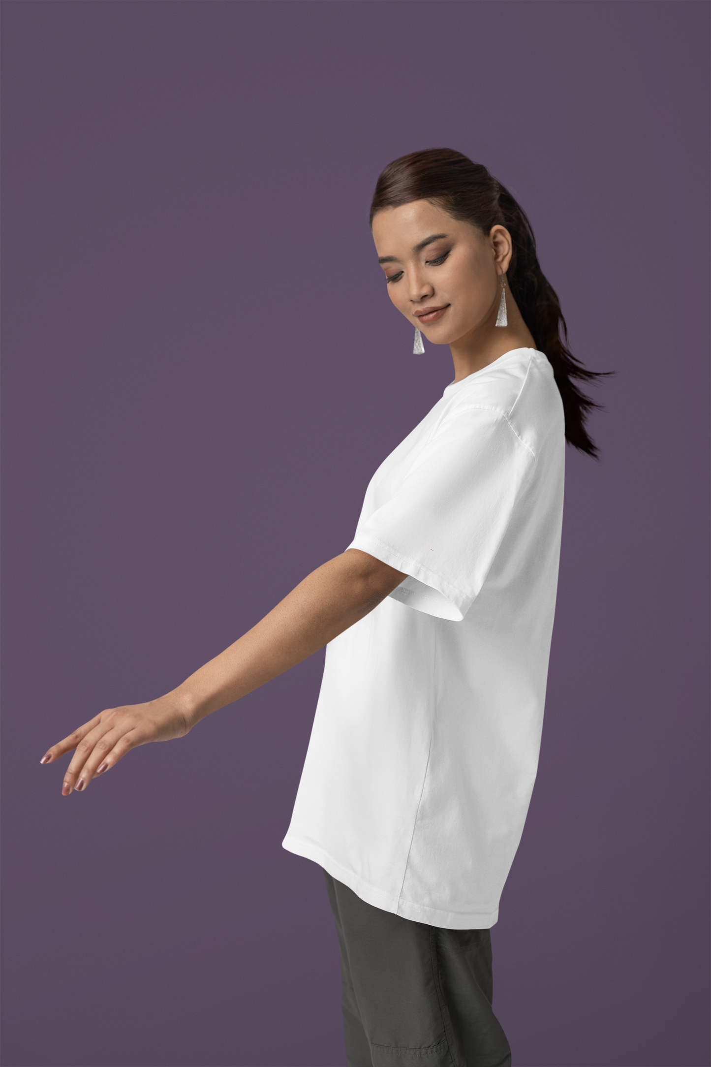 Heven White Cloud: Oversized T-Shirt