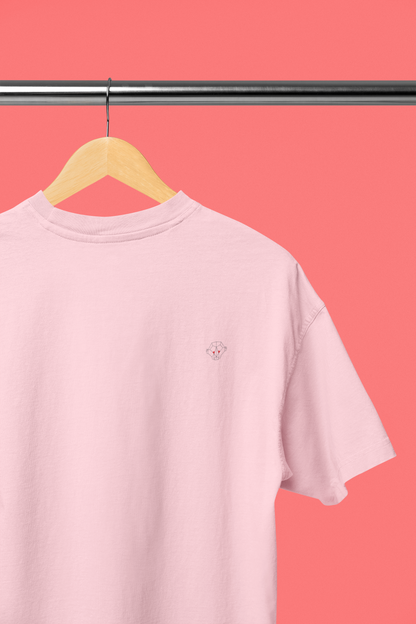 Baby Pink Bliss: Women’s Oversized T-Shirt