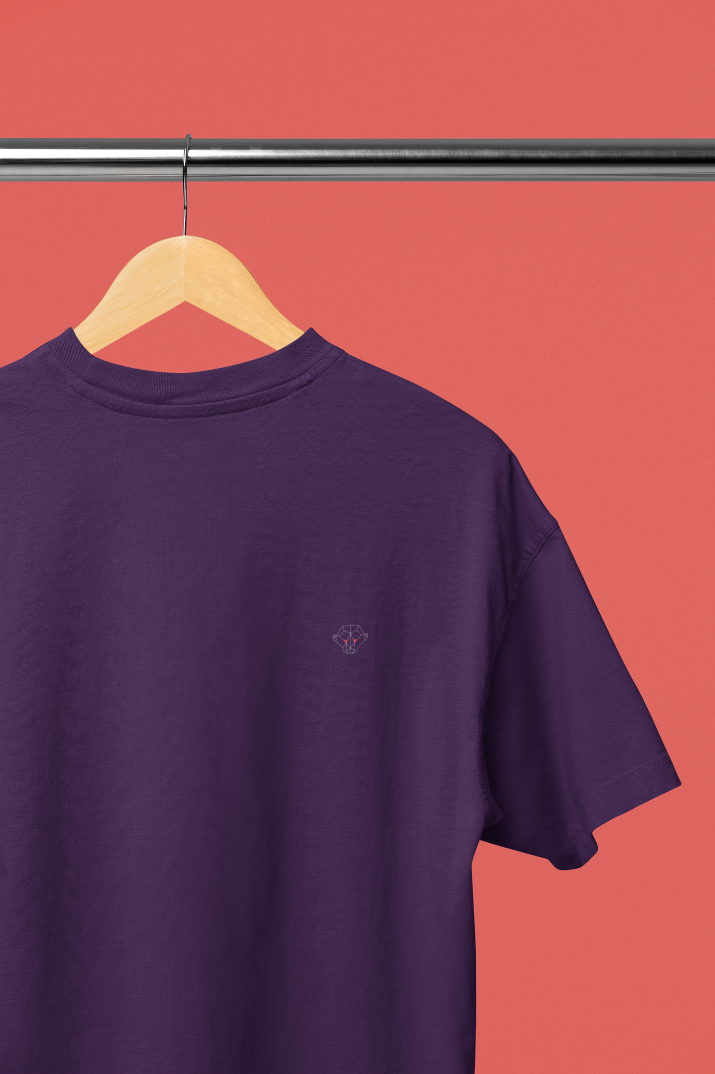 Royal Plum: Oversized Purple T-Shirt