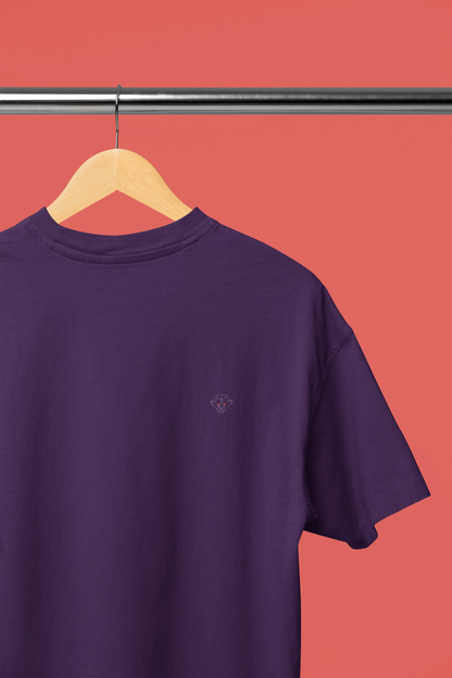 Royal Plum: Oversized Purple T-Shirt