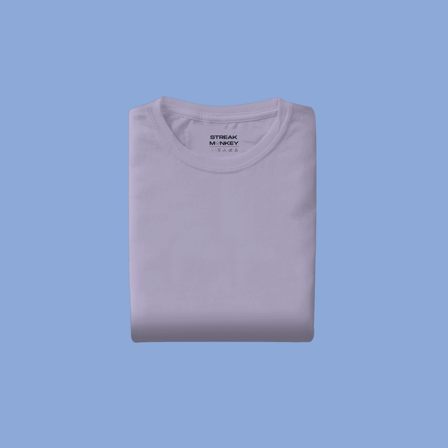 Serene Lavender: Men's Lavender Plain T-Shirt