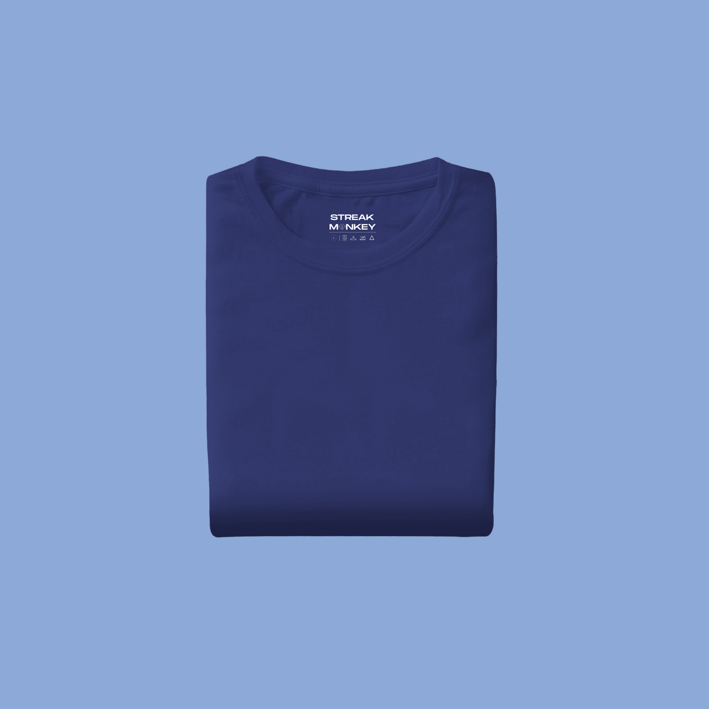 Crown Jewel: Men's Royal Blue Plain T-Shirt