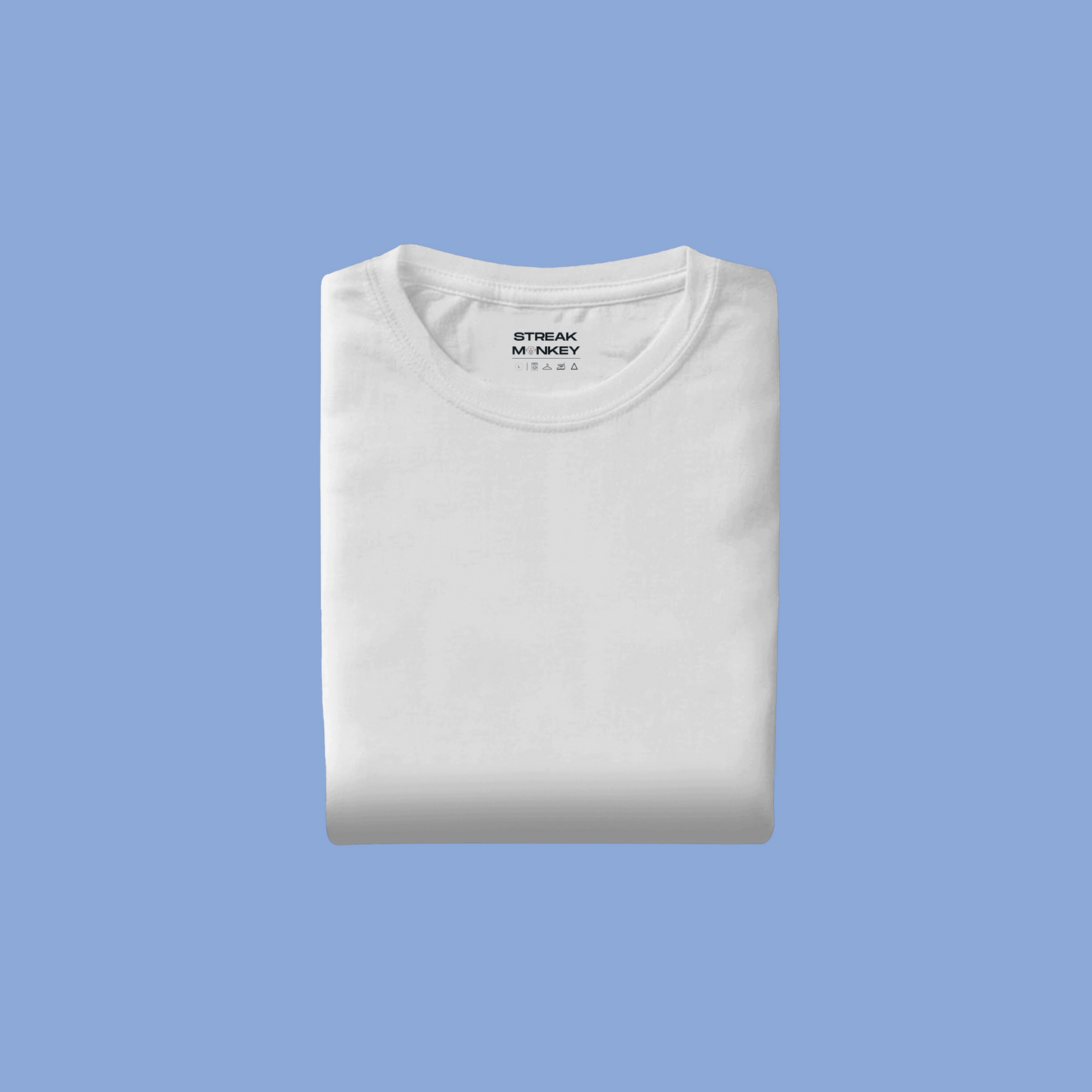 Pure Elegance: Men's White Plain T-Shirt