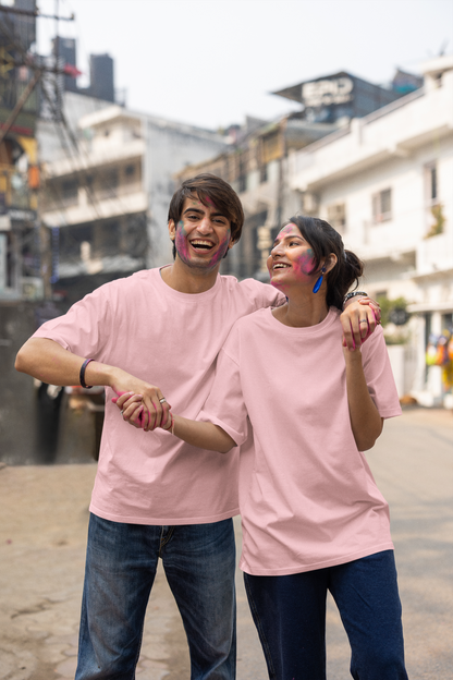 Blush Baby Pink: Oversized T-Shirt