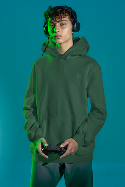 Bottle Green Oversized Hooded Sweatshirt