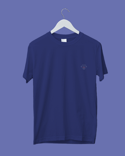 Crown Jewel: Men's Royal Blue Plain T-Shirt