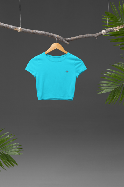 Sky Blue Crop Top - Refreshing & Contemporary