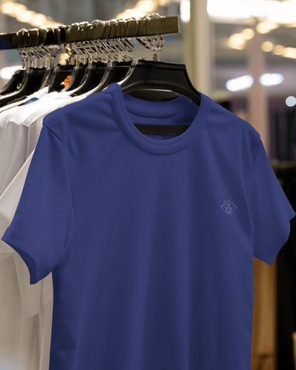 Crown Jewel: Men's Royal Blue Plain T-Shirt